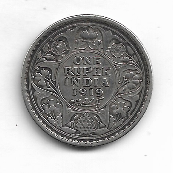 British India 1 Rupee Silver Coin (1906) - Image 2