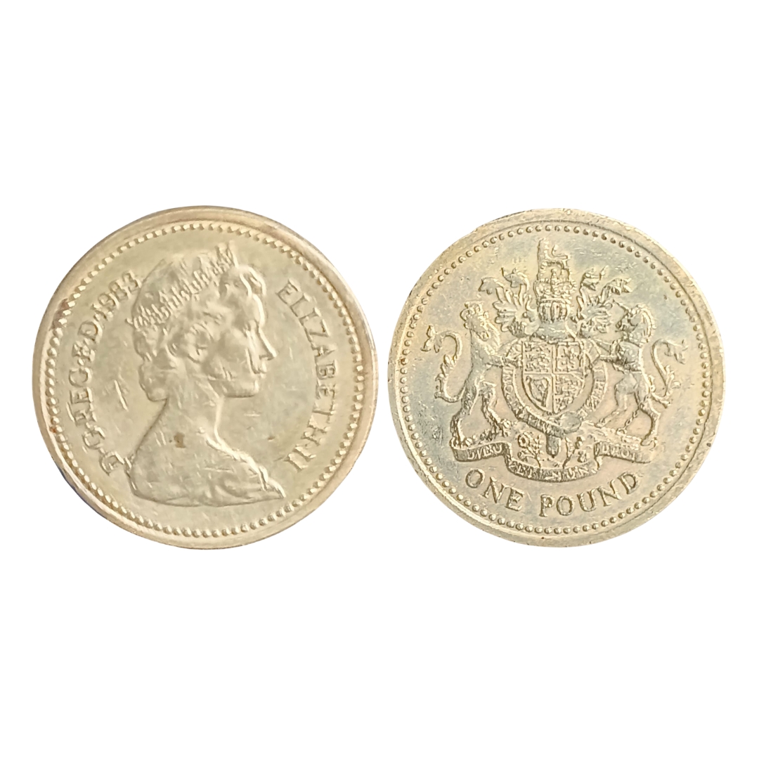1983 One Pound Coin – Elizabeth II – United Kingdom