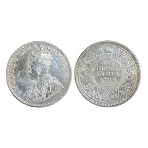 1919 British India Silver Coin – George V – Bombay Mint – XF Condition