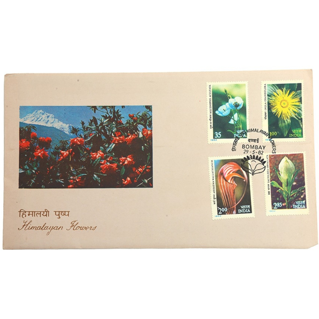 First Day Cover – Himalayan Flowers (25 May 1982)