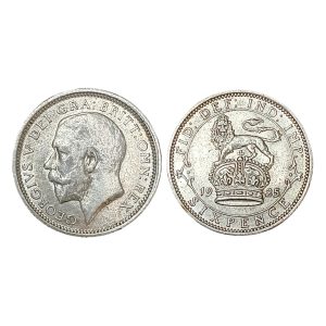 Six Pence Coin – King George V (1925)