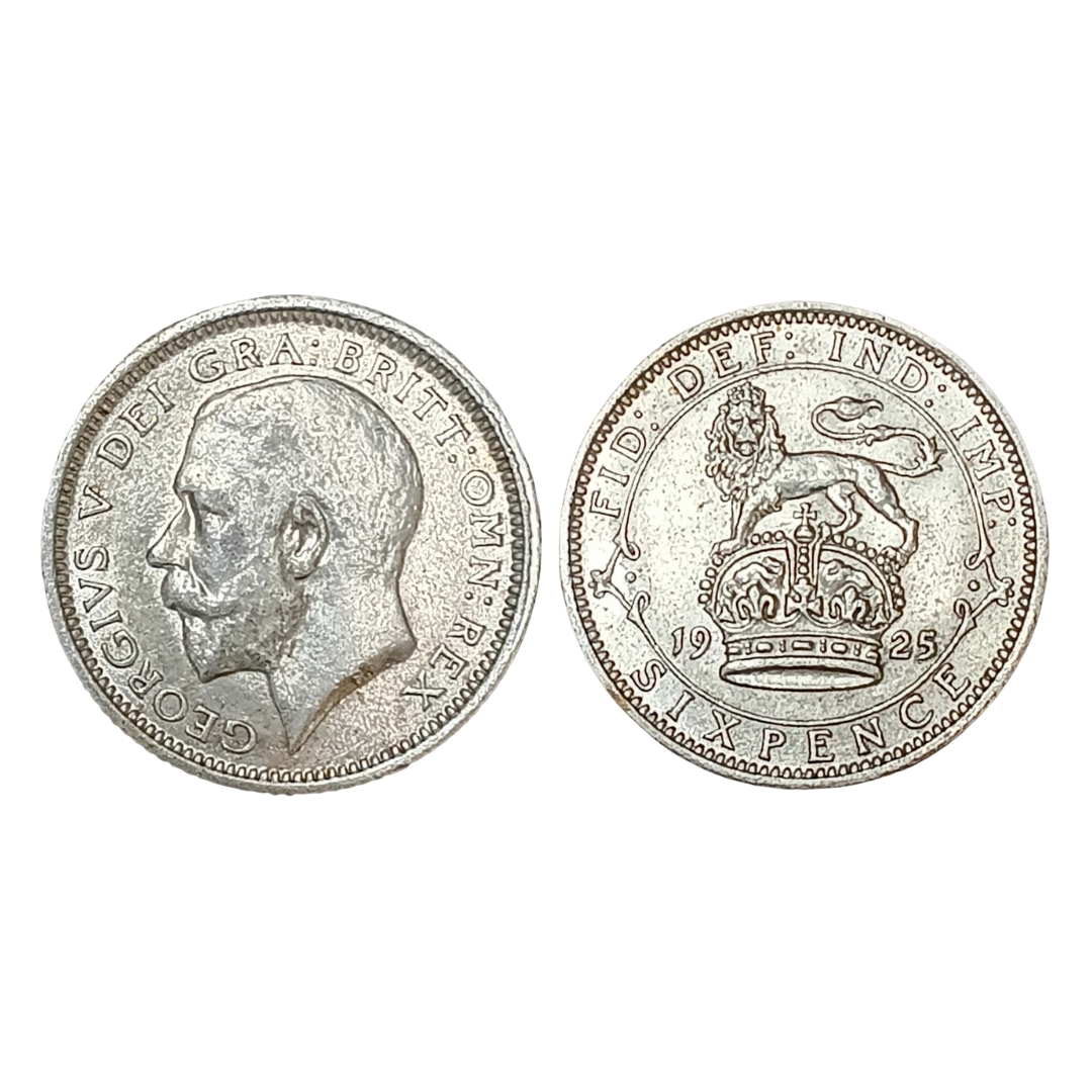 Six Pence Coin – King George V (1925)