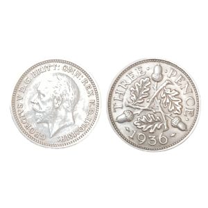 Three Pence Coin – King George V (1936)