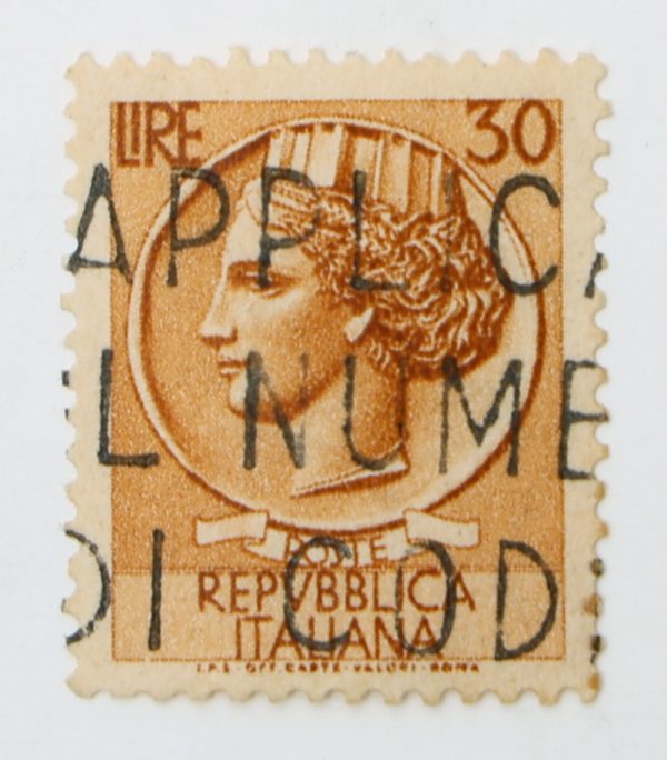 Golden Yellow 1968 Coin of Syracuse – Mythical Personification of Italy