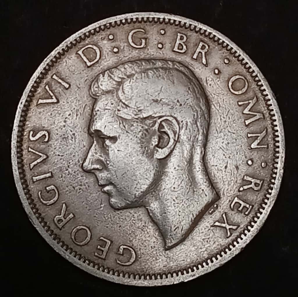 Half Crown Coin – King George VI (1948) - Image 2
