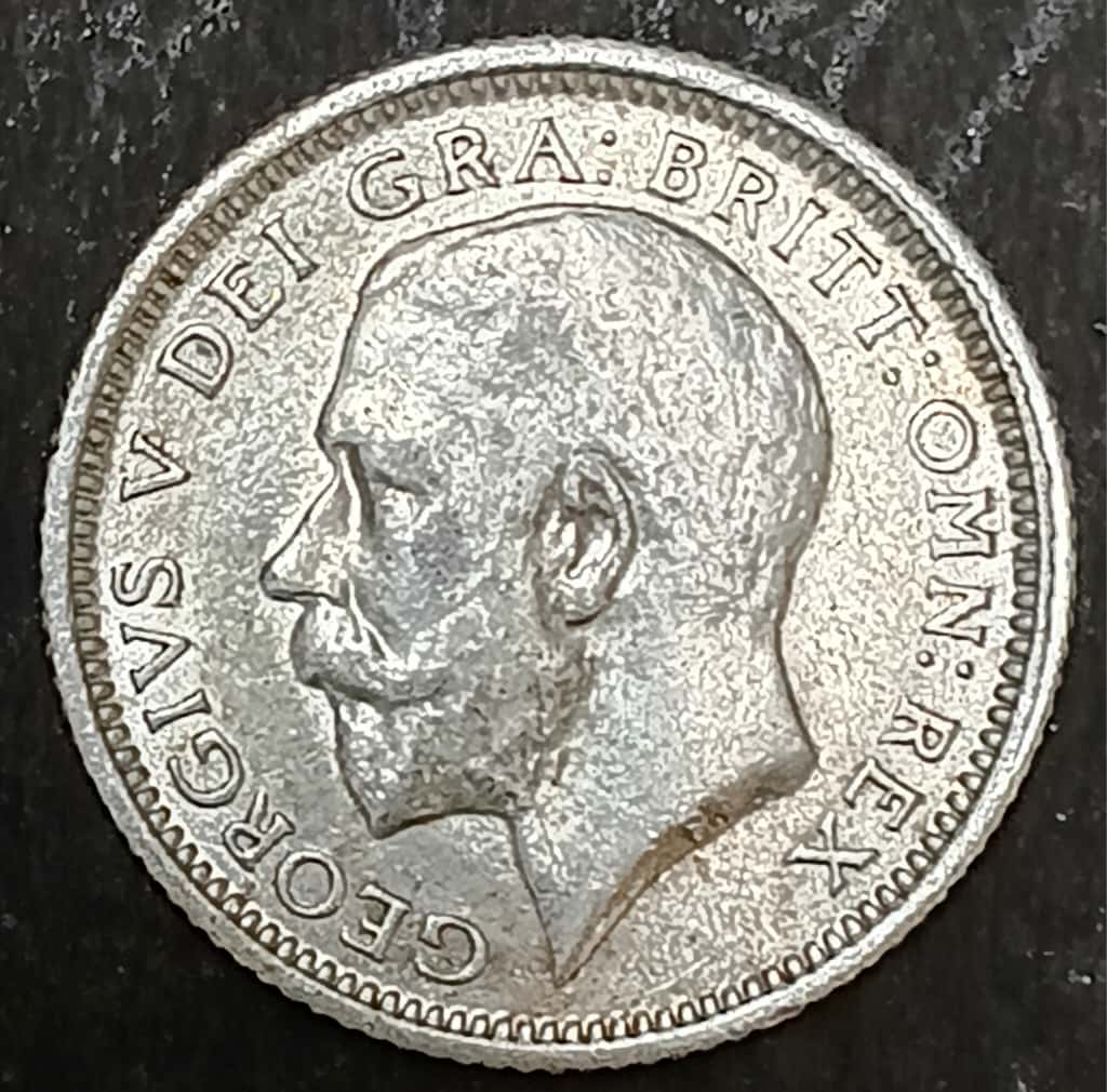 Six Pence Coin – King George V (1925) - Image 2