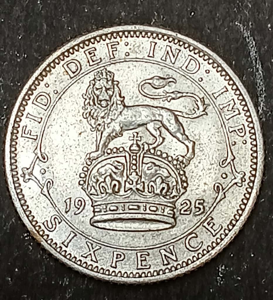Six Pence Coin – King George V (1925) - Image 3