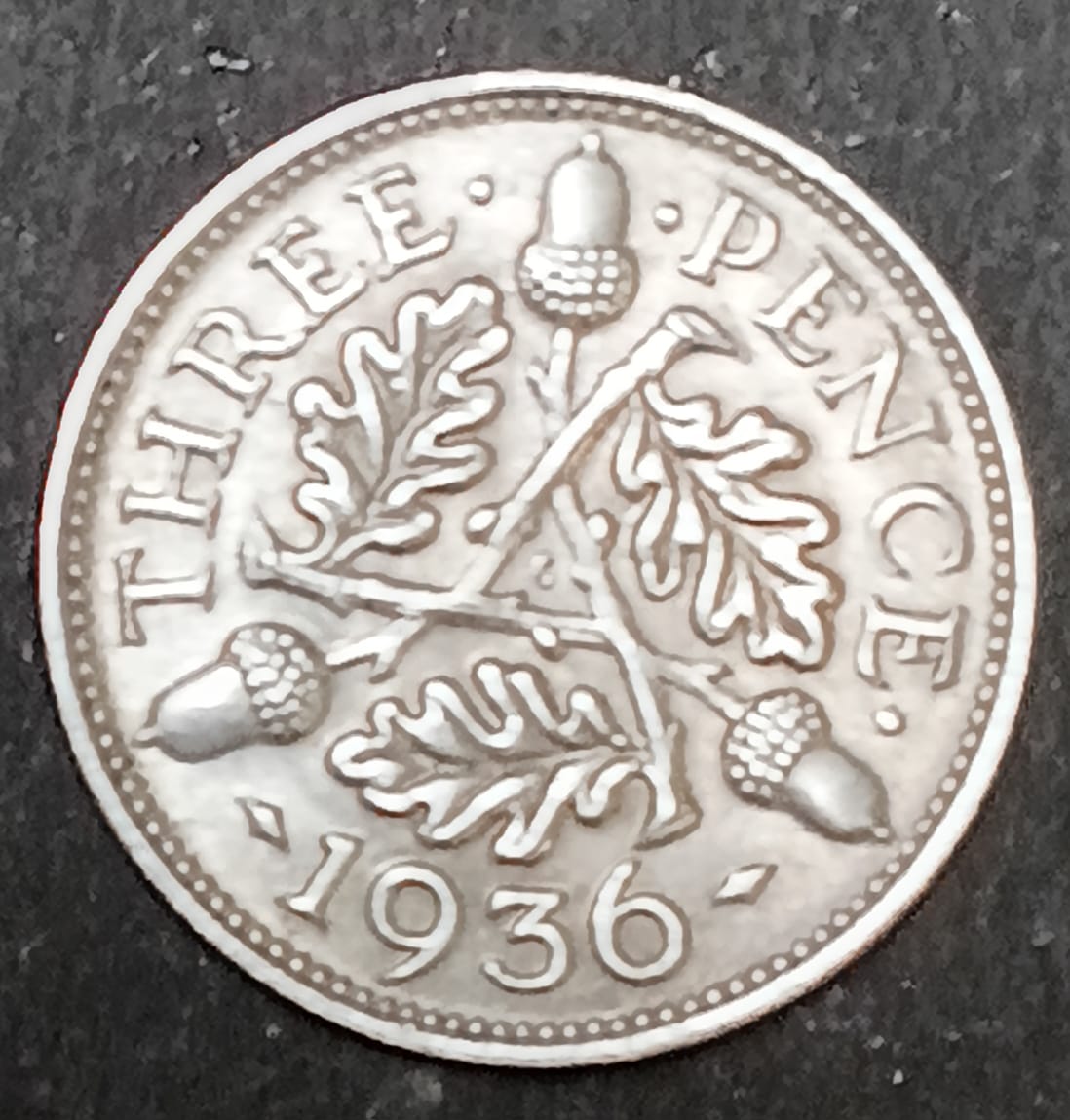 Three Pence Coin – King George V (1936) - Image 3