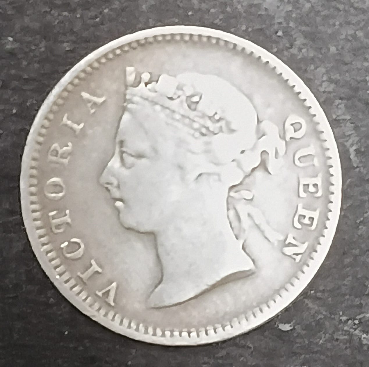 Five Cents Coin – Hong Kong, Queen Victoria (1899) - Image 2