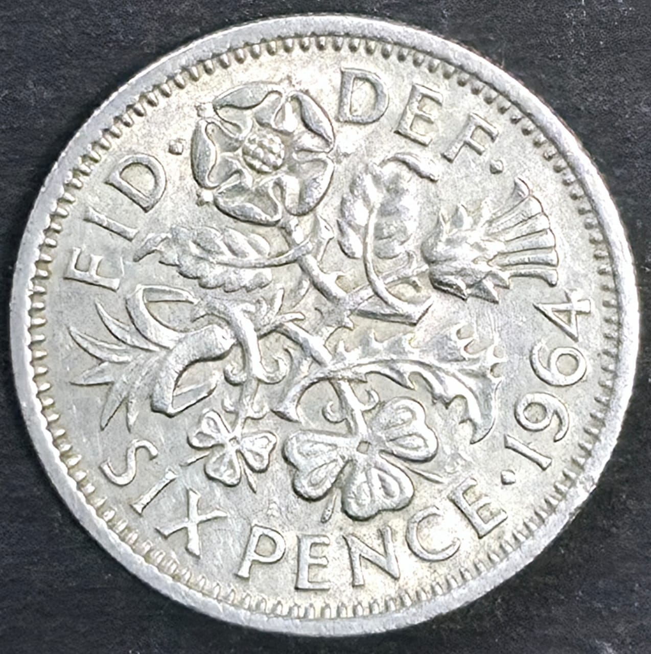 1964 Six Pence – Queen Elizabeth II – Vintage British Coin – $5 - Image 3