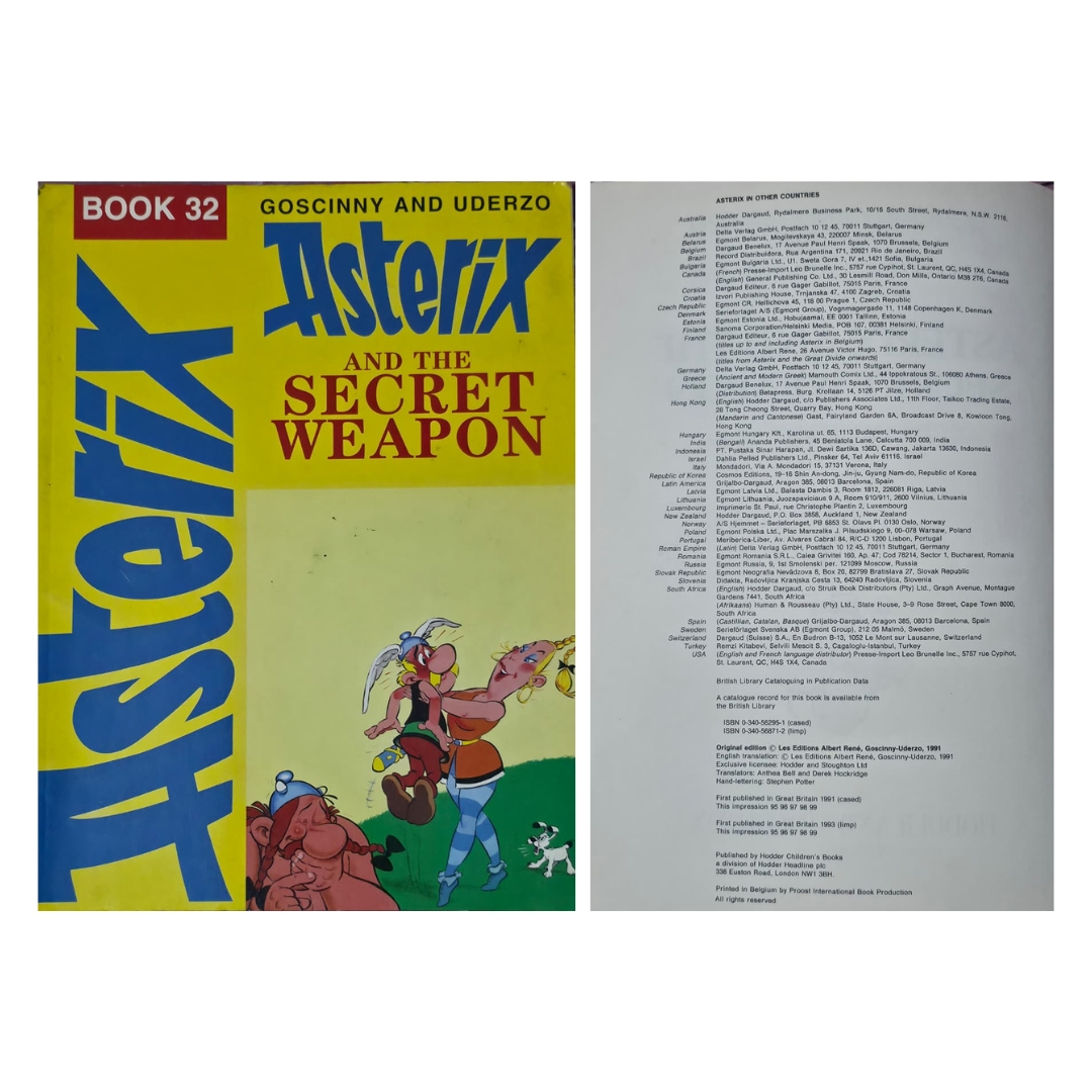 Asterix and the Secret Weapon – Book No. 32 – $8
