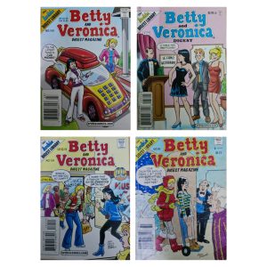 Archie Digest Library – Betty and Veronica Digest Magazine (Combo of 4 Comics) – $12