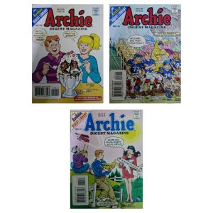 The Archie Digest Library – Archie Digest Magazine (Set of 3 Issues) – $10