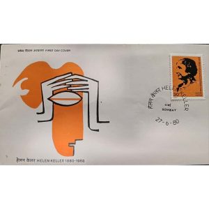 1980 First Day Cover – Helen Keller (1880–1968) – $12