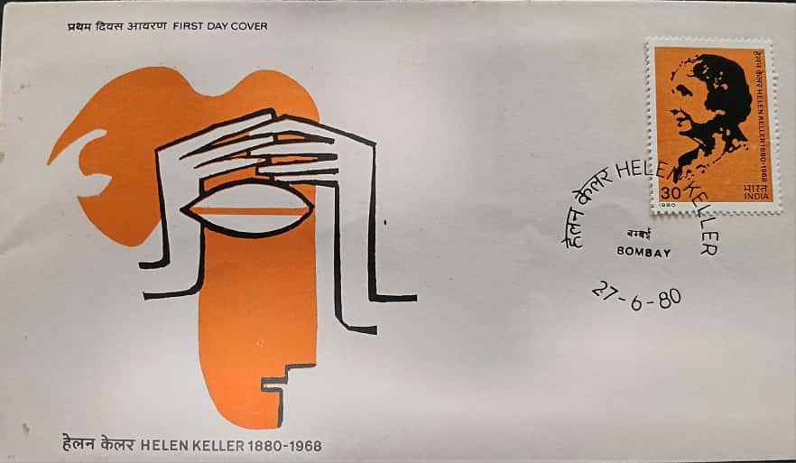 1980 First Day Cover – Helen Keller (1880–1968) – $12 - Image 2