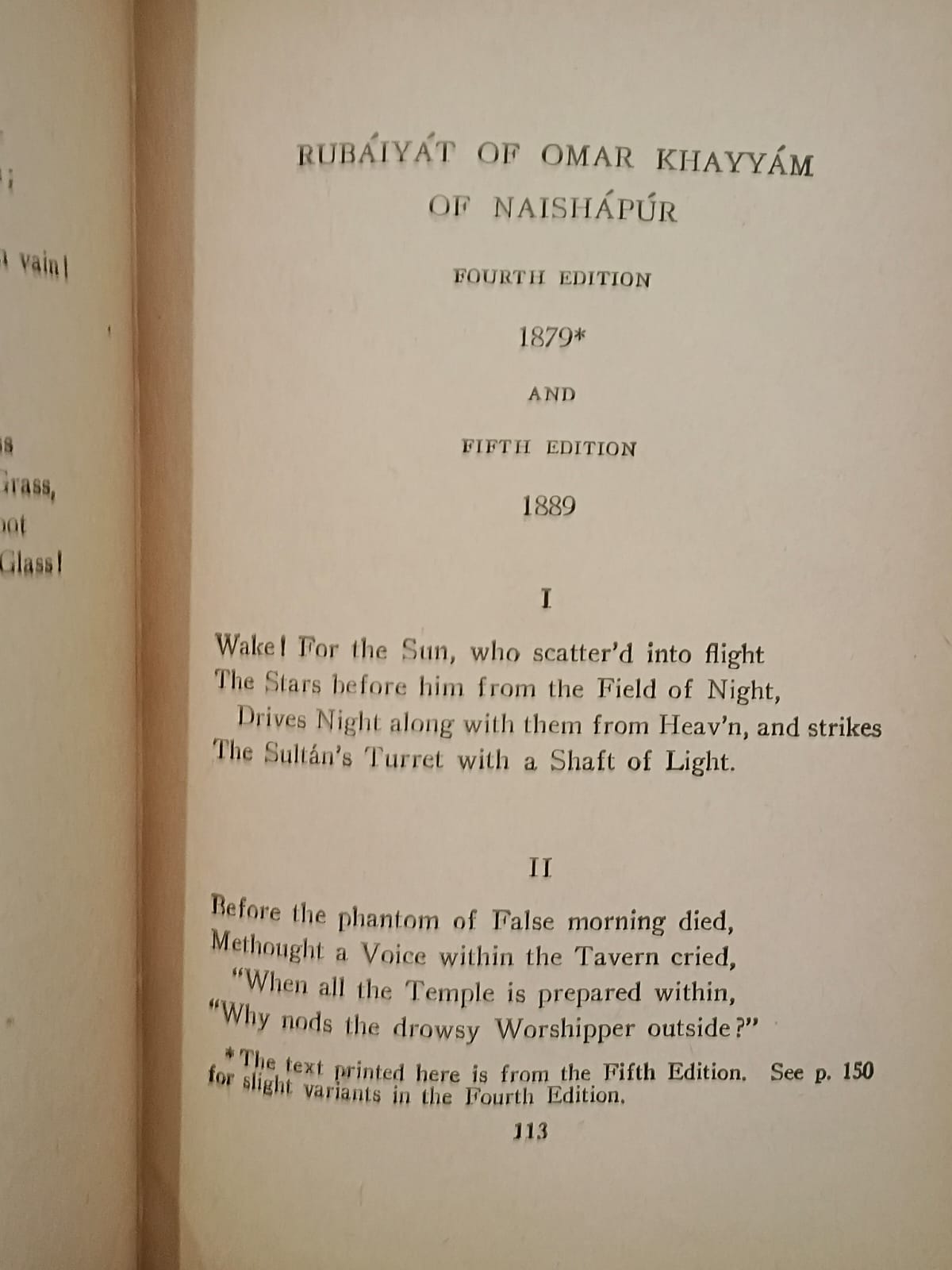 Antique and Priceless Book — Rubaiyat of Omar Khayyam by Edward Fitzgerald - Image 2