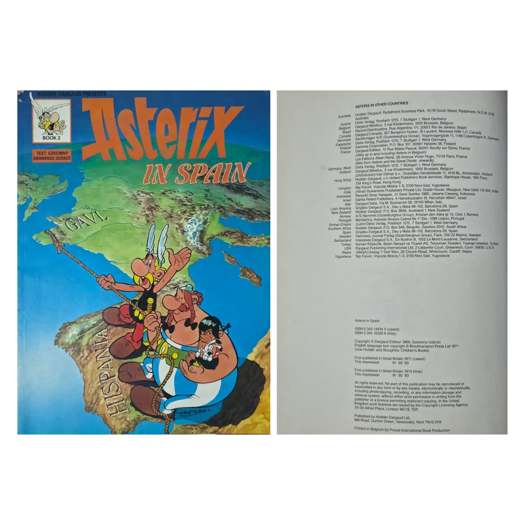 Asterix in Spain – Book No. 2 – $6