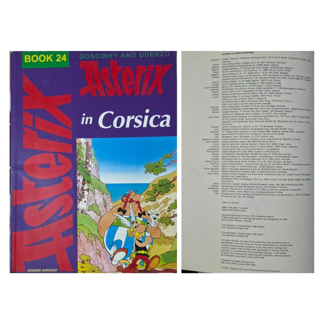 Asterix in Corsica – Book No. 24 – $11