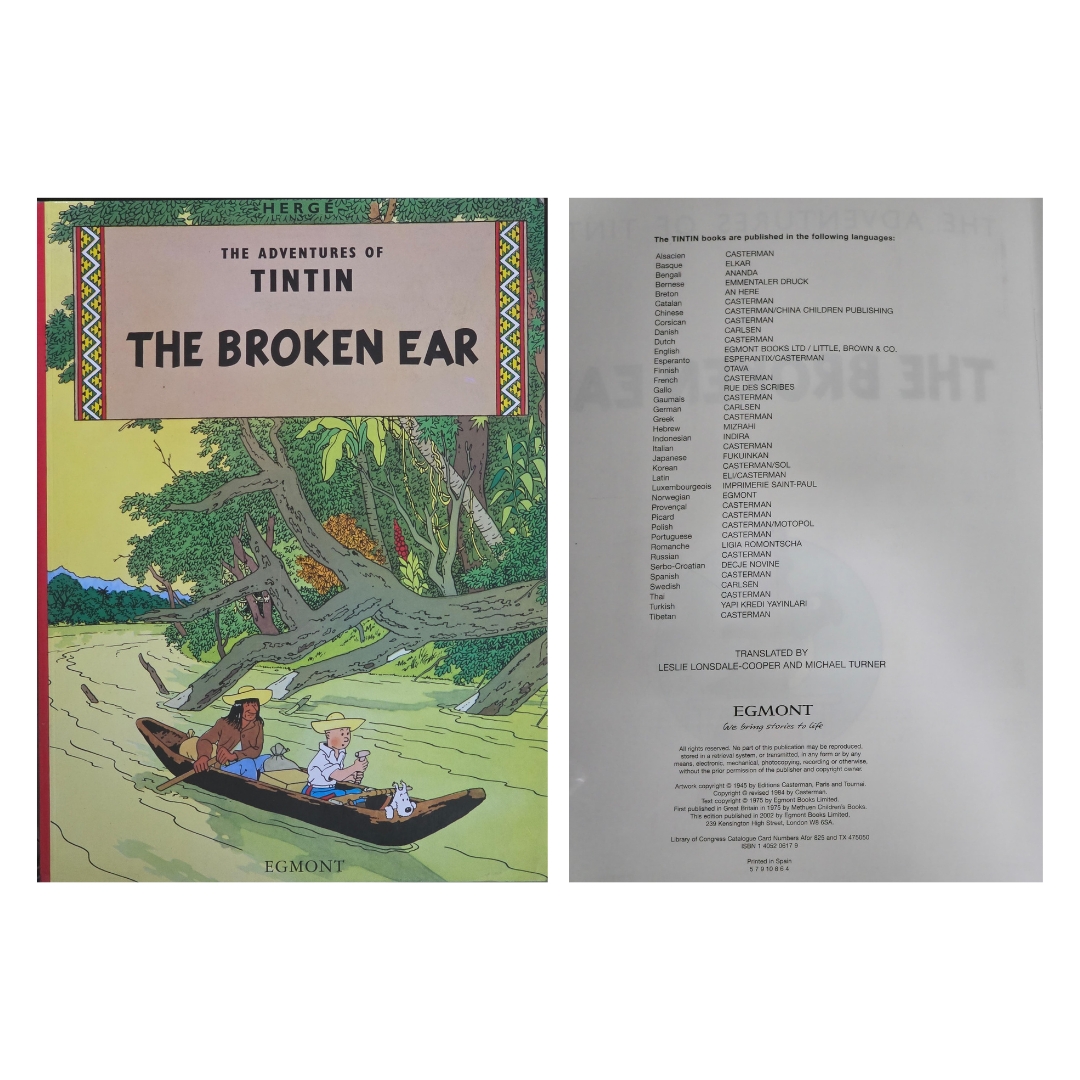 The Adventures of Tintin – The Broken Ear (Egmont Edition) – $20 or Best Offer