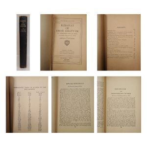 Antique and Priceless Book — Rubaiyat of Omar Khayyam by Edward Fitzgerald