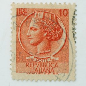 1953 Francobollo Siracusana Type 1