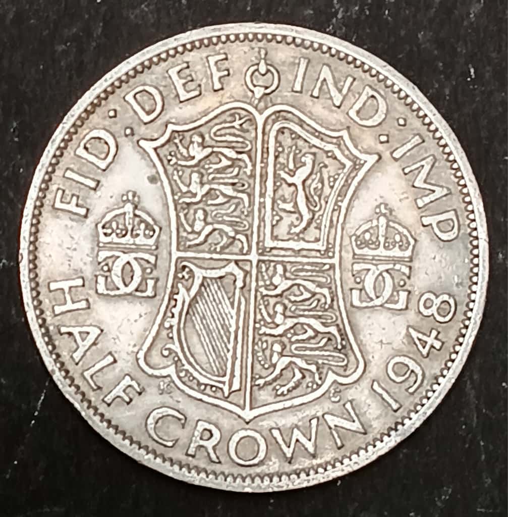 Half Crown Coin – King George VI (1948) - Image 3