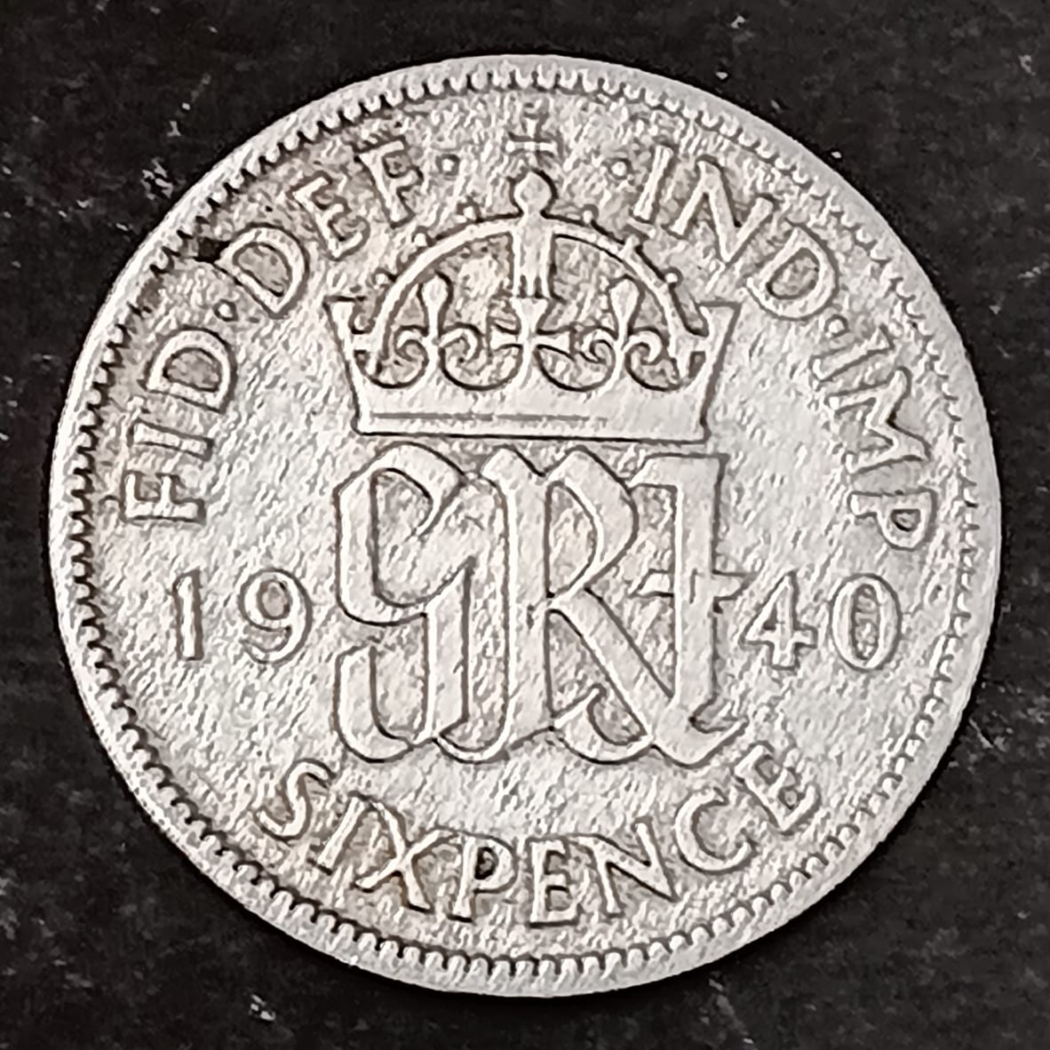 Six Pence Coin – King George VI (1940) - Image 3