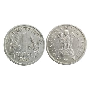 1 Rupee Coin – 1950 Bombay Mint (Extremely Rare)