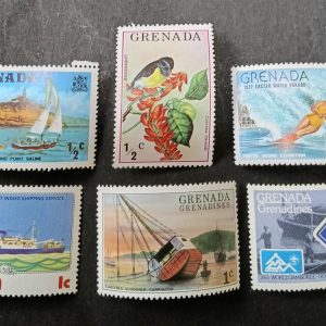 Grenada Postage Stamps – Mint Condition (Set of 6)